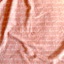 Load image into Gallery viewer, Jesus Loves Me Blanket (Pink)