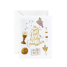 Load image into Gallery viewer, On Your First Holy Communion Card