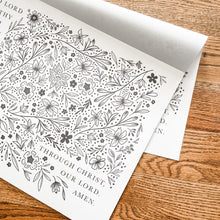 Load image into Gallery viewer, Bless Us O Lord Placemat Pad