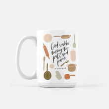 Load image into Gallery viewer, God Walks Among the Pots and Pans Mug