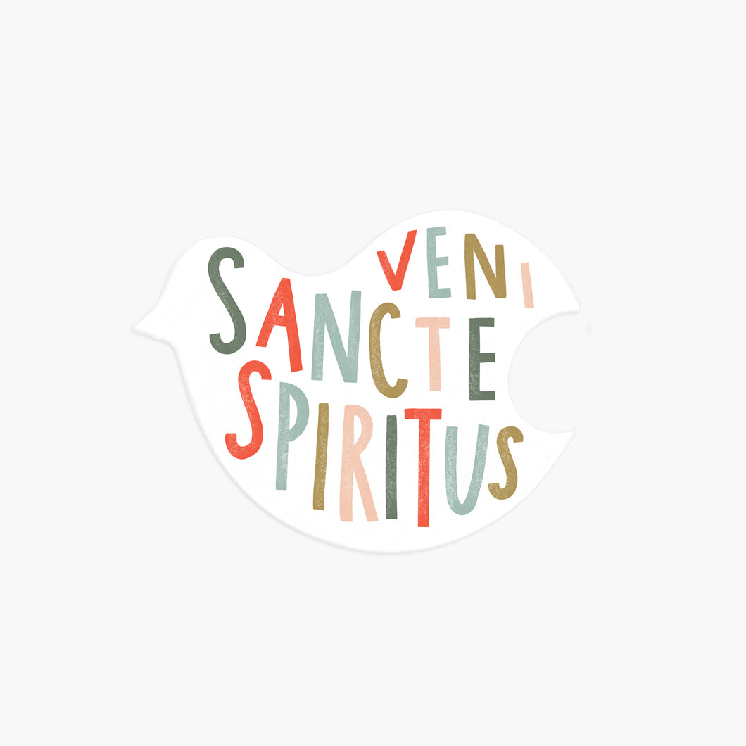 Veni Sancte Spiritus Vinyl Sticker
