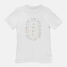 Load image into Gallery viewer, For The Greater Glory of God AMDG T-Shirt