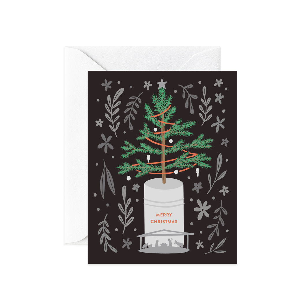 Festive Tree Christmas Card