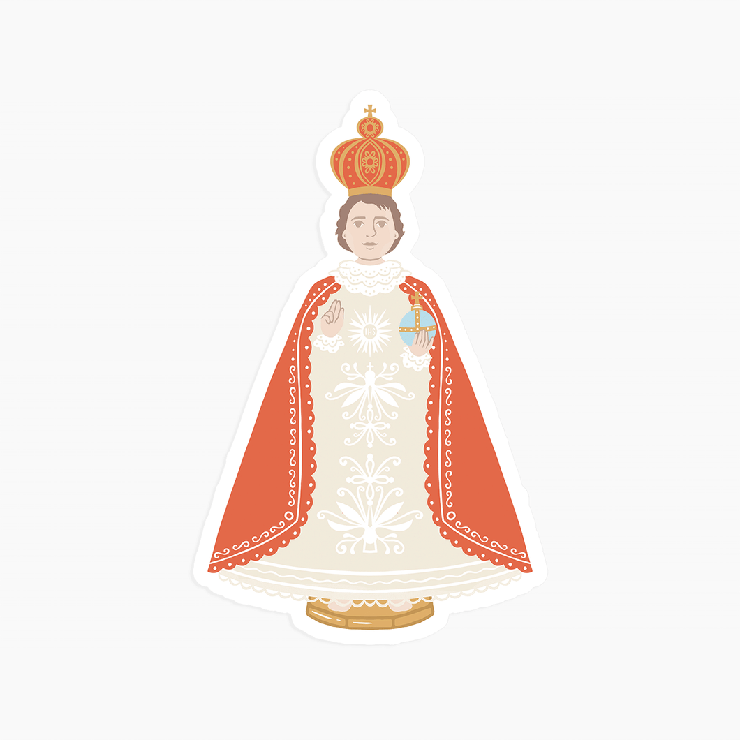 Infant of Prague Vinyl Sticker