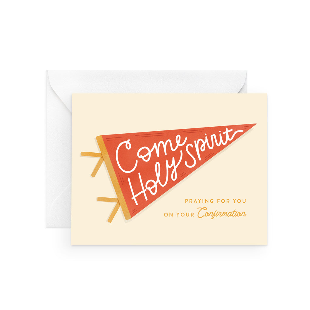 Come Holy Spirit Confirmation Card