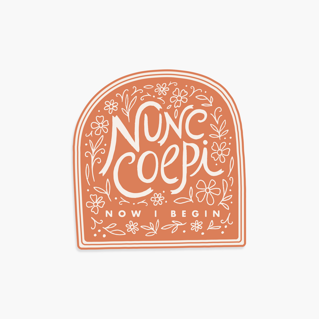 Nunc Coepi Sticker