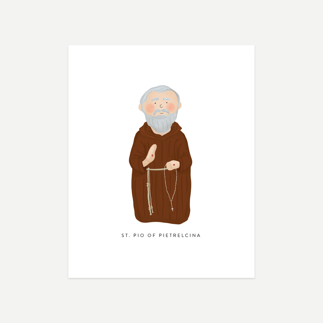 St. Padre Pio Digital Print