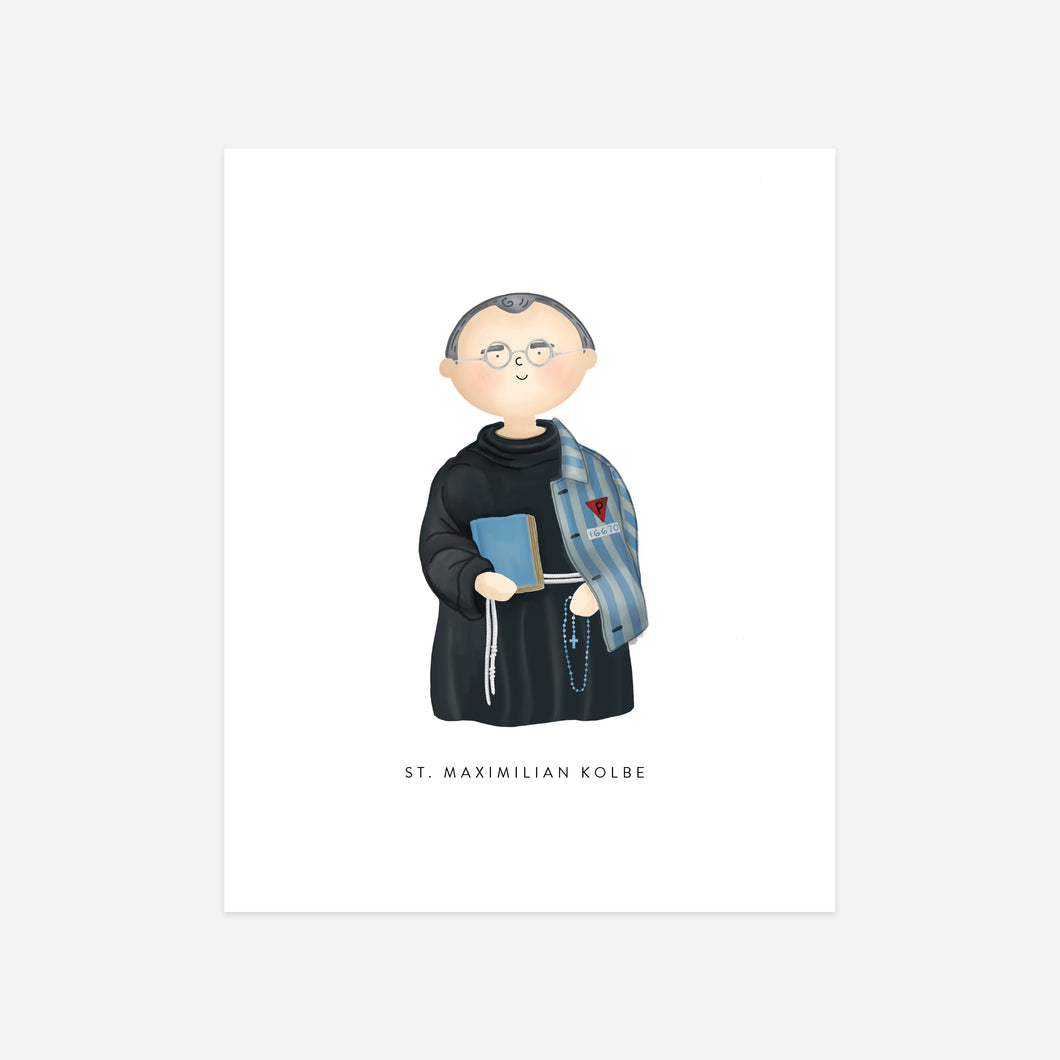 St. Maximilian Kolbe Digital Print