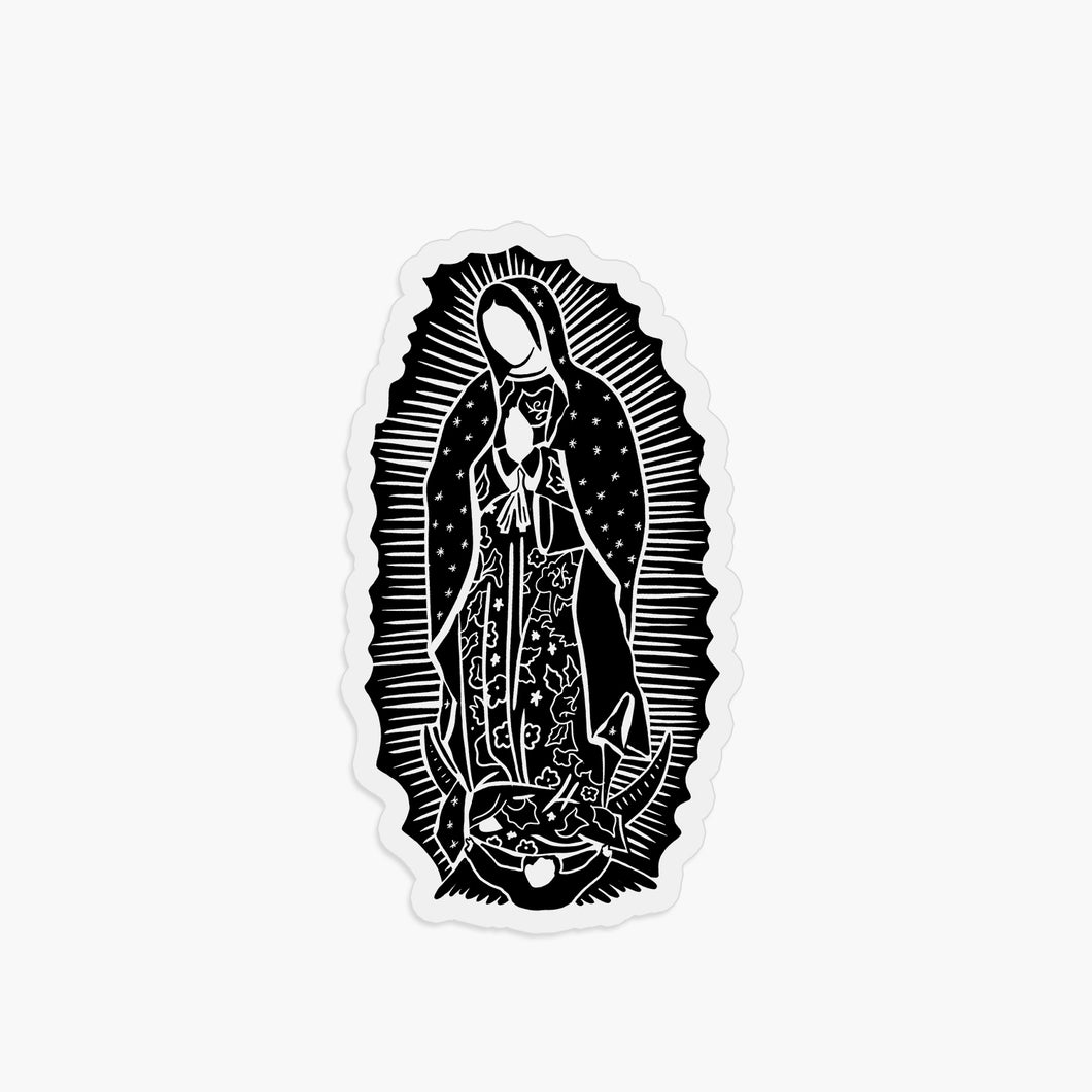Our Lady of Guadalupe Clear Vinyl Sticker